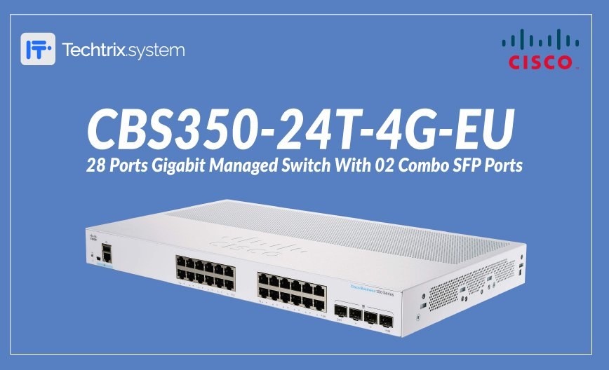 Unleashing Performance: Cisco CBS350-24T-4G-EU - A Robust 24-Port Gigabit Managed Switch with 02 Combo SFP Ports Introduction: In the rapidly evolving landscape of networking solutions, the Cisco CBS350-24T-4G-EU emerges as a powerhouse, offering unparalleled performance and versatility. This managed switch is designed to meet the demanding requirements of modern businesses, providing a seamless network experience. Let's delve into the features and benefits of this remarkable switch and explore why it's a preferred choice for businesses seeking excellence in connectivity. Key Features of Cisco CBS350-24T-4G-EU: High-Speed Connectivity: The Cisco CBS350-24T-4G-EU boasts 24 Gigabit Ethernet ports, ensuring lightning-fast data transfer rates. This is ideal for businesses with high-bandwidth applications, enabling smooth and efficient data flow within the network. Enhanced Flexibility with Combo SFP Ports: With 02 Combo SFP ports, this switch offers a flexible and scalable solution for your network infrastructure. These ports allow for a seamless integration of fiber-optic or copper connections, catering to diverse connectivity needs. ==================== Advanced Network Management: The switch is equipped with advanced management features, providing administrators with the tools needed for efficient network control. VLAN support, QoS, and SNMP management are just a few of the features that contribute to a robust and well-managed network environment. Reliable Performance: Cisco, a globally renowned networking solutions provider, ensures the CBS350-24T-4G-EU meets the highest standards of reliability. This switch is designed to deliver consistent performance, making it a dependable choice for businesses of all sizes. Easy Deployment and Configuration: The user-friendly interface of the Cisco CBS350-24T-4G-EU simplifies the deployment and configuration process. Whether you are a seasoned IT professional or a novice, getting this switch up and running is a breeze. Why Choose a Cisco Distributor in Pakistan and Linksys Distributor in Karachi and Lahore? For businesses in Pakistan, having a reliable distributor is crucial to obtaining genuine Cisco products and ensuring optimal performance. As a trusted Cisco distributor in Pakistan, our commitment is to provide businesses with authentic networking solutions, including the CBS350-24T-4G-EU. Linksys, a subsidiary of Cisco, is renowned for its consumer and small business networking products. If you are in Karachi or Lahore, our status as a Linksys distributor ensures that you have easy access to a wide range of high-quality networking solutions. Conclusion: The Cisco CBS350-24T-4G-EU is a testament to Cisco's commitment to innovation and excellence in networking technology. Whether you are looking to upgrade your existing network infrastructure or establish a new one, this managed switch is a reliable choice. As a trusted Cisco distributor in Pakistan and Linksys distributor in Karachi and Lahore, we stand ready to meet your networking needs and provide top-notch products that propel your business into the future. Invest in the CBS350-24T-4G-EU today and experience the difference of cutting-edge networking technology.