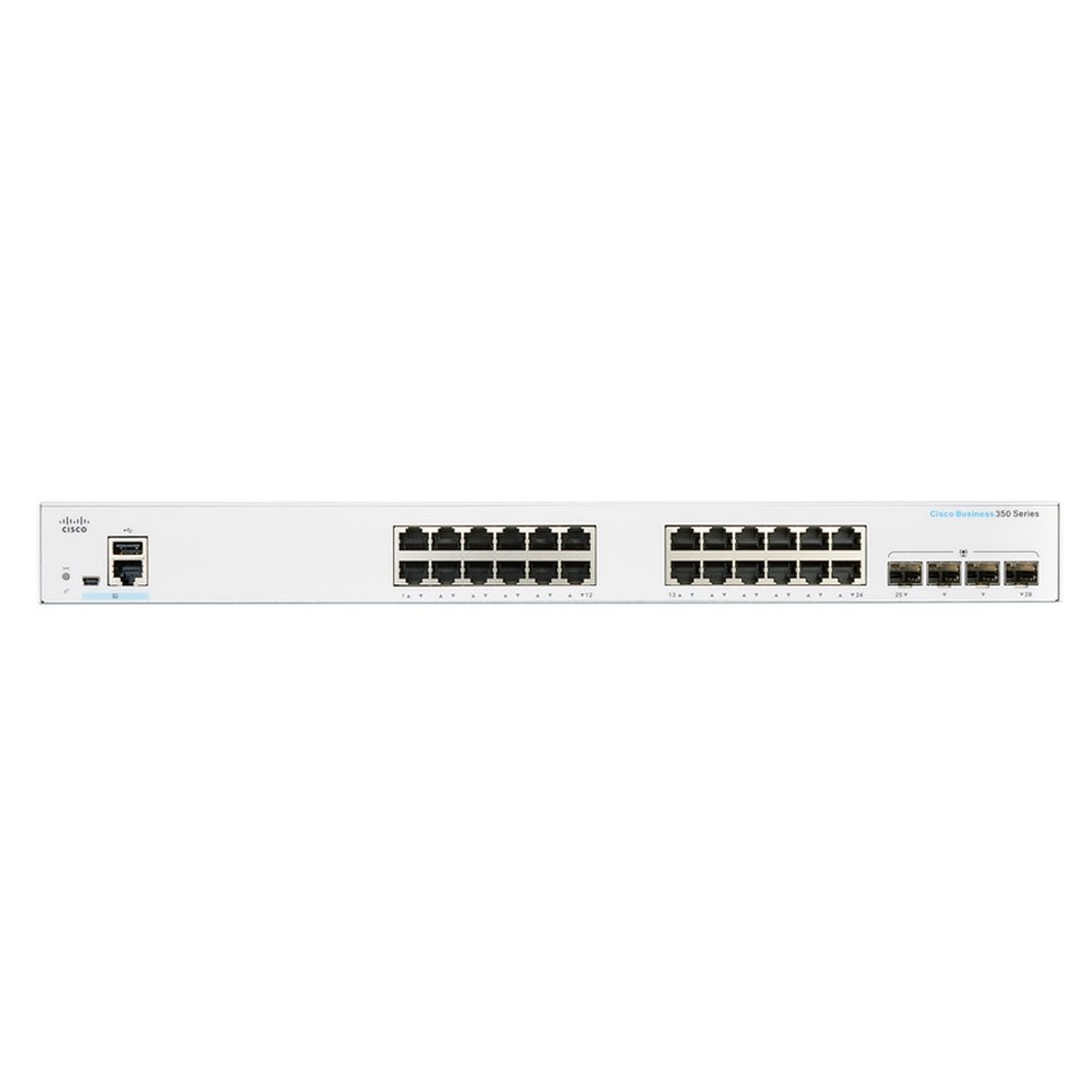 Unleashing Performance: Cisco CBS350-24T-4G-EU - A Robust 24-Port Gigabit Managed Switch with 02 Combo SFP Ports Introduction: In the rapidly evolving landscape of networking solutions, the Cisco CBS350-24T-4G-EU emerges as a powerhouse, offering unparalleled performance and versatility. This managed switch is designed to meet the demanding requirements of modern businesses, providing a seamless network experience. Let's delve into the features and benefits of this remarkable switch and explore why it's a preferred choice for businesses seeking excellence in connectivity. Key Features of Cisco CBS350-24T-4G-EU: High-Speed Connectivity: The Cisco CBS350-24T-4G-EU boasts 24 Gigabit Ethernet ports, ensuring lightning-fast data transfer rates. This is ideal for businesses with high-bandwidth applications, enabling smooth and efficient data flow within the network. Enhanced Flexibility with Combo SFP Ports: With 02 Combo SFP ports, this switch offers a flexible and scalable solution for your network infrastructure. These ports allow for a seamless integration of fiber-optic or copper connections, catering to diverse connectivity needs. ==================== Advanced Network Management: The switch is equipped with advanced management features, providing administrators with the tools needed for efficient network control. VLAN support, QoS, and SNMP management are just a few of the features that contribute to a robust and well-managed network environment. Reliable Performance: Cisco, a globally renowned networking solutions provider, ensures the CBS350-24T-4G-EU meets the highest standards of reliability. This switch is designed to deliver consistent performance, making it a dependable choice for businesses of all sizes. Easy Deployment and Configuration: The user-friendly interface of the Cisco CBS350-24T-4G-EU simplifies the deployment and configuration process. Whether you are a seasoned IT professional or a novice, getting this switch up and running is a breeze. Why Choose a Cisco Distributor in Pakistan and Linksys Distributor in Karachi and Lahore? For businesses in Pakistan, having a reliable distributor is crucial to obtaining genuine Cisco products and ensuring optimal performance. As a trusted Cisco distributor in Pakistan, our commitment is to provide businesses with authentic networking solutions, including the CBS350-24T-4G-EU. Linksys, a subsidiary of Cisco, is renowned for its consumer and small business networking products. If you are in Karachi or Lahore, our status as a Linksys distributor ensures that you have easy access to a wide range of high-quality networking solutions. Conclusion: The Cisco CBS350-24T-4G-EU is a testament to Cisco's commitment to innovation and excellence in networking technology. Whether you are looking to upgrade your existing network infrastructure or establish a new one, this managed switch is a reliable choice. As a trusted Cisco distributor in Pakistan and Linksys distributor in Karachi and Lahore, we stand ready to meet your networking needs and provide top-notch products that propel your business into the future. Invest in the CBS350-24T-4G-EU today and experience the difference of cutting-edge networking technology.